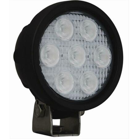 VISION X LIGHTING 9121451 4 in. Round Utility Market Black 7 3w Amber LEDs 40 Degree Wide XIL-UM4040A